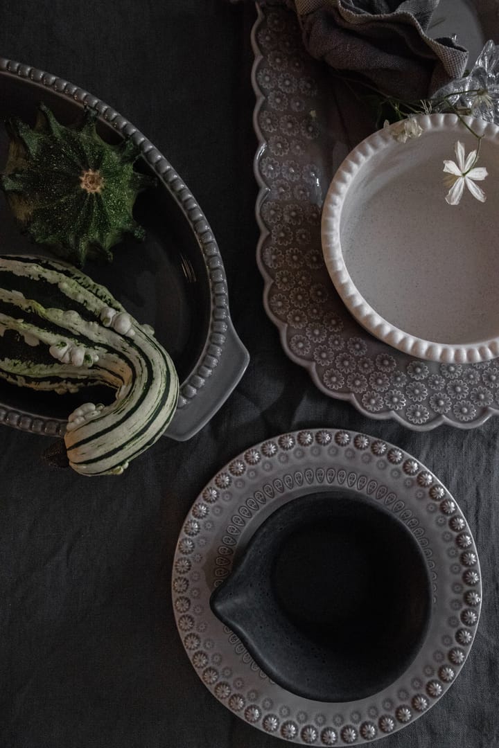 Ditsy soikea tarjoiluvati, Greige (beige) PotteryJo