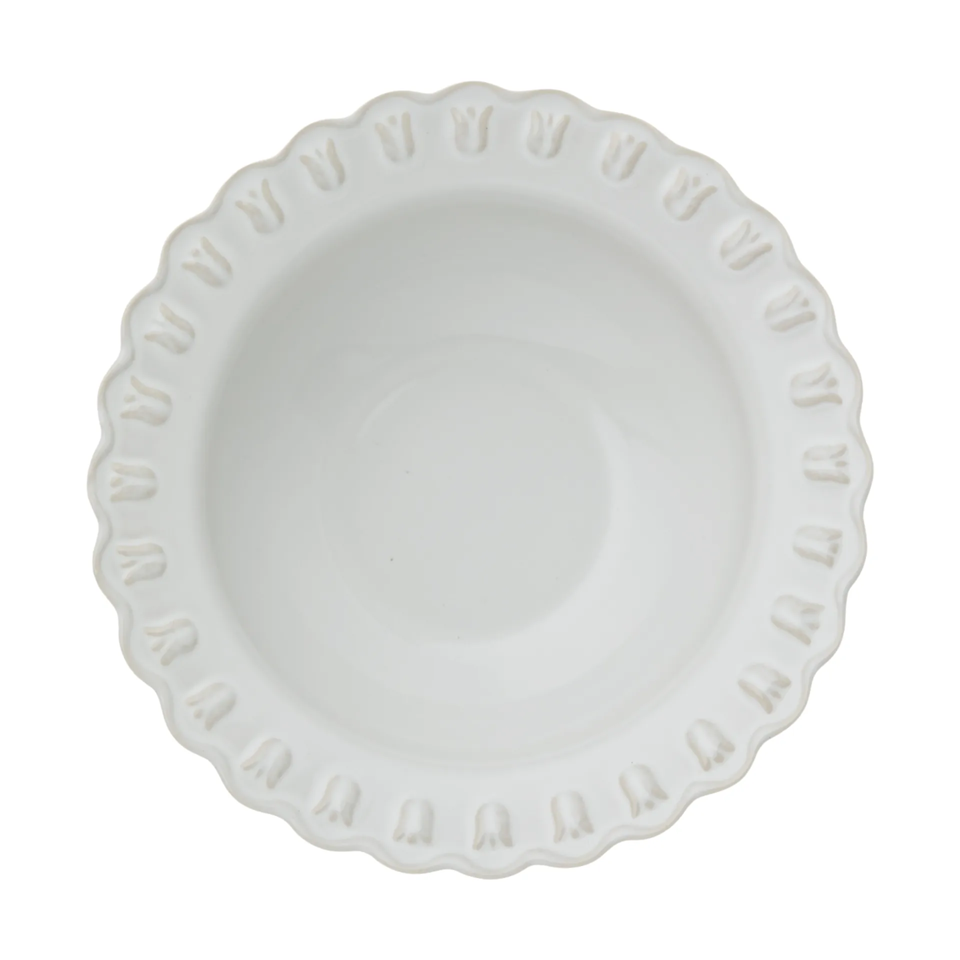 Tulipa syvä lautanen small Ø17 cm 2-pack, Valkoinen PotteryJo