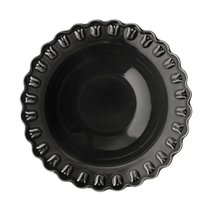 Tulipa tarjoilukulho large Ø30 cm - Melkein musta - PotteryJo