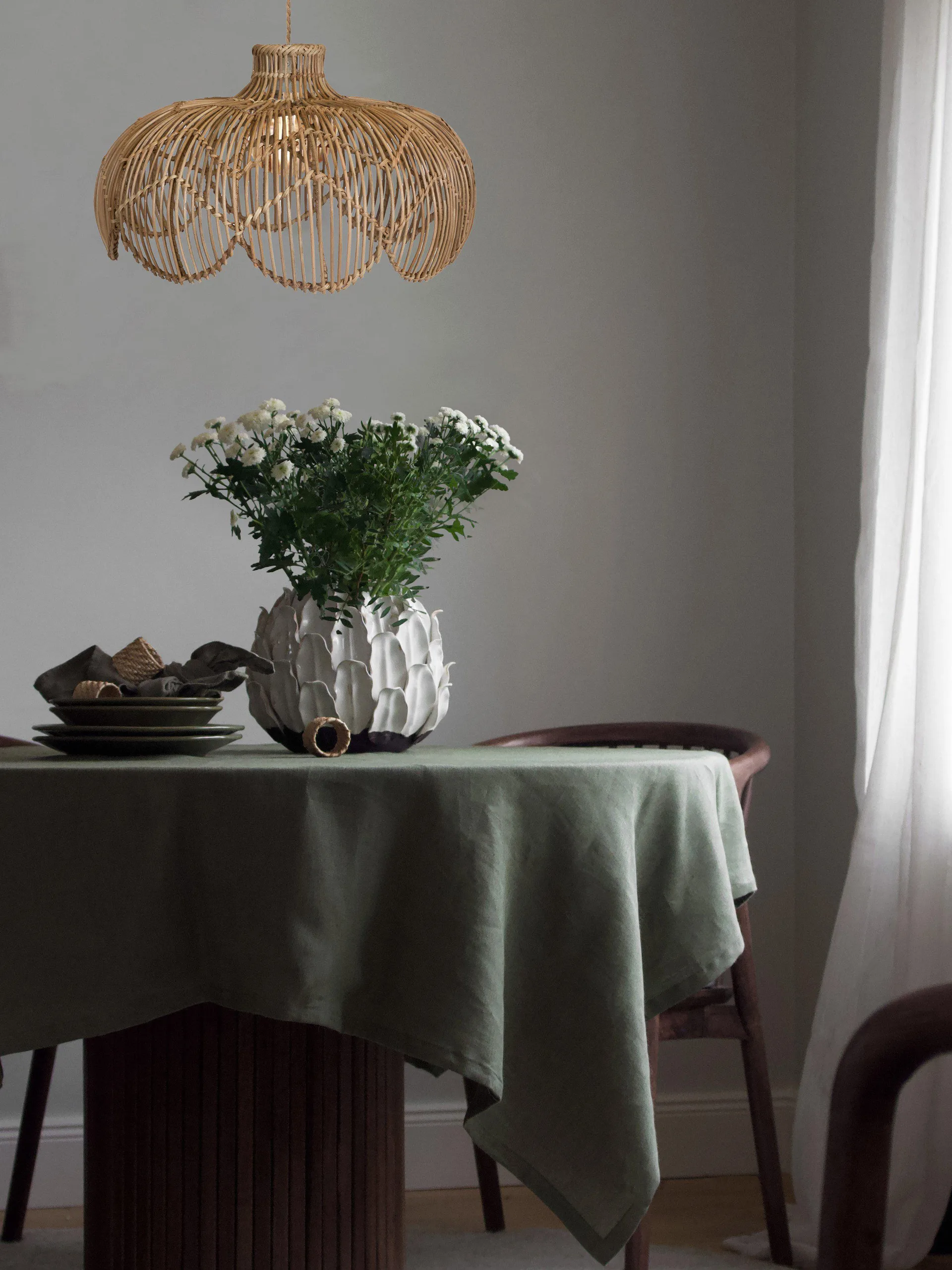 Belle riippuvalaisin, Luonnollinen, Ø43×24 cm PR Home