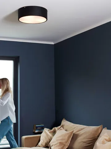 Colmar kattolamppu - Musta, Ø41×13 cm - PR Home