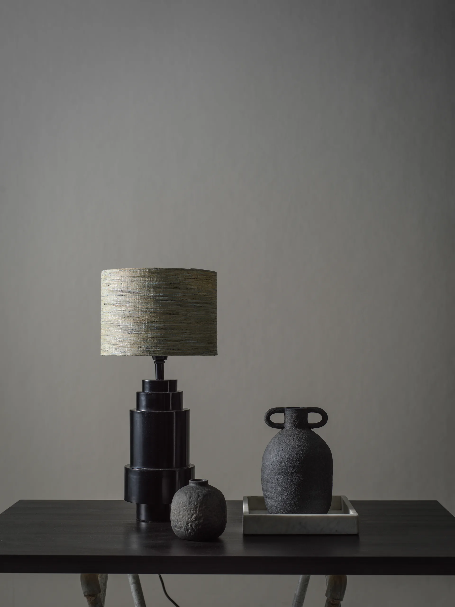 Empire lamppujalka musta, 40 cm PR Home
