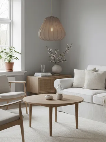 Sienna kattolamppu - Diana sammal, Ø40x35 cm - PR Home