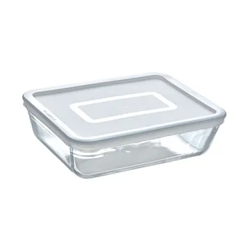 Cook & Freez suorakulmainen lautanen kannella - 19x14 cm - Pyrex