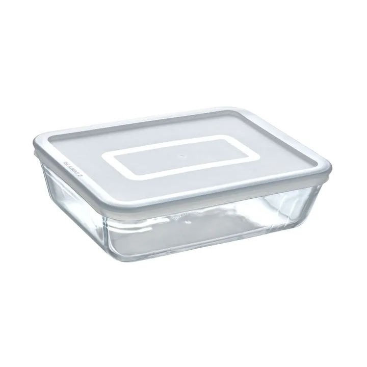 Cook & Freez suorakulmainen lautanen kannella - 19x14 cm - Pyrex