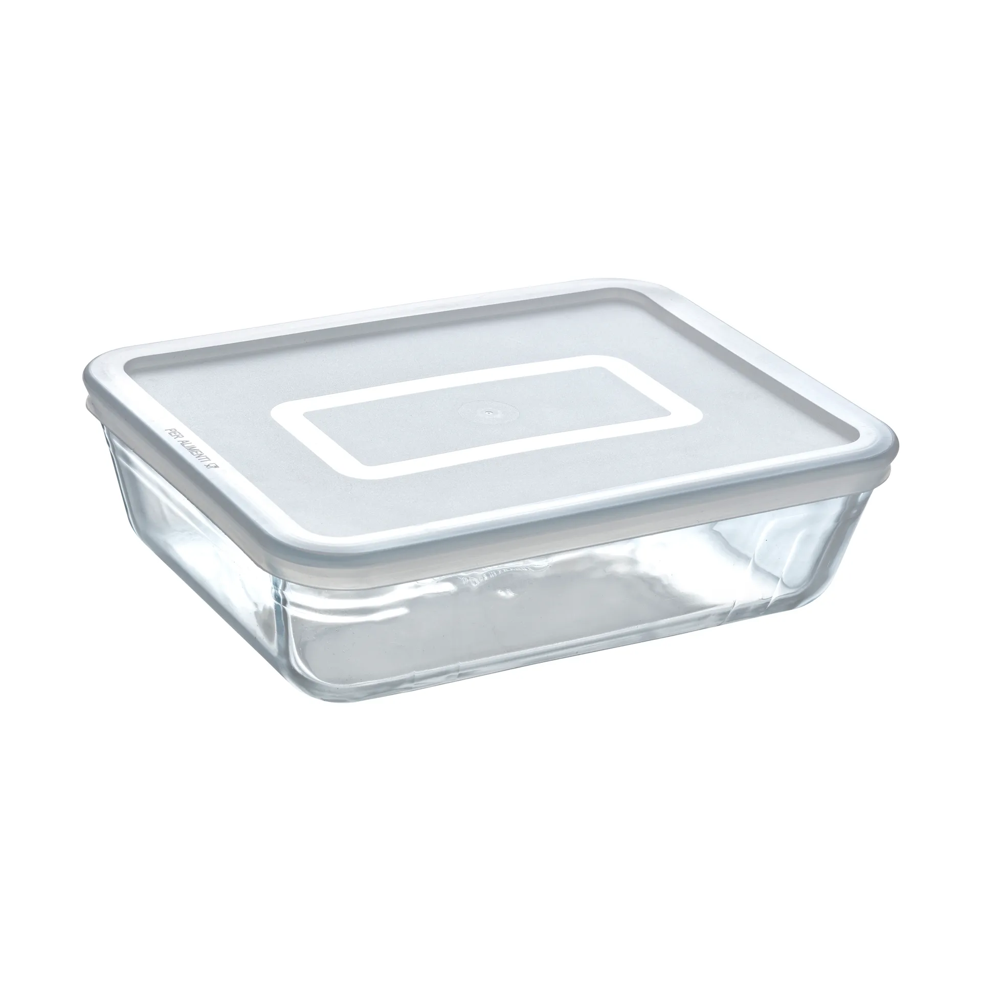 Cook & Freez suorakulmainen lautanen kannella, 27x22x9 cm Pyrex