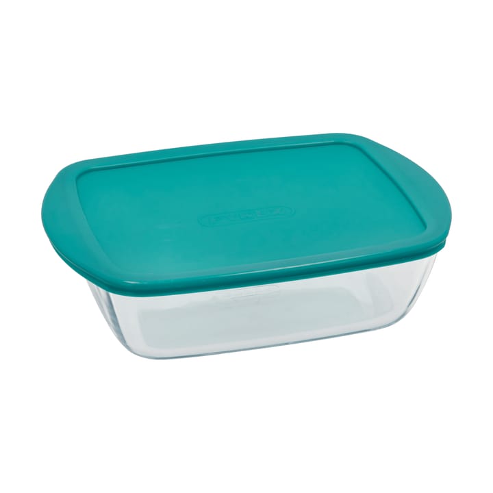 Cook & Store suorakaiteen muotoinen lautanen kannella lasi - 28x20x8 cm - Pyrex