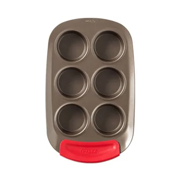 Pyrex Asimetria muffinsivuoka - Silikoni, suorakulmainen, 6 muffinsia - Pyrex