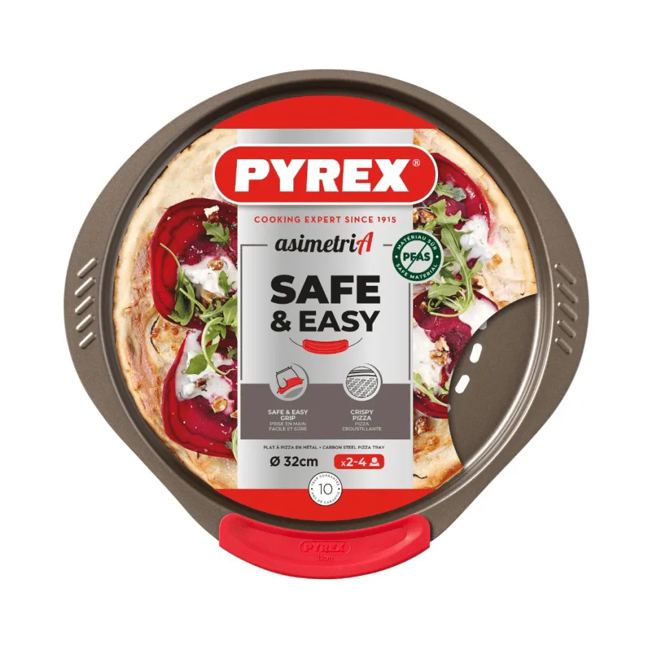 Pyrex Asimetria pizzalautanen, Silikoni, pyöreä Pyrex