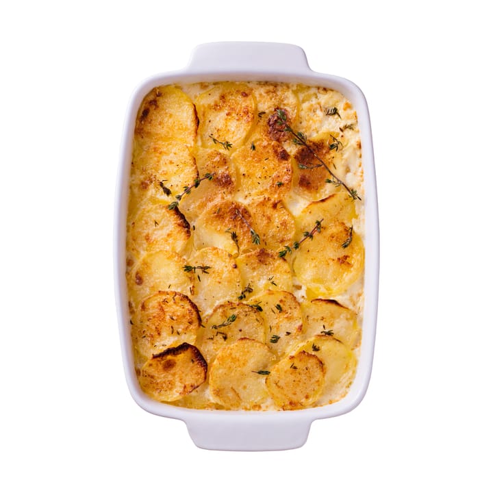 Pyrex suorakaiteen muotoinen astia keramiikka valkoinen, 35x25 cm Pyrex