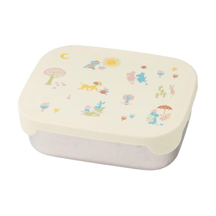 Mumin 80 lounaslaatikko pelti 13x17 cm - Beige - Rätt Start