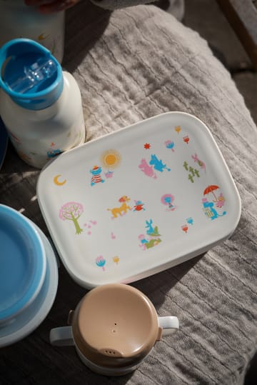 Mumin 80 lounaslaatikko pelti 13x17 cm - Beige - Rätt Start