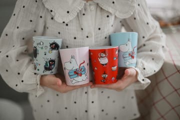 Mumin Lilla My tumblermukit 20 cl 2-pack. - Punainen-vaaleanpunainen - Rätt Start