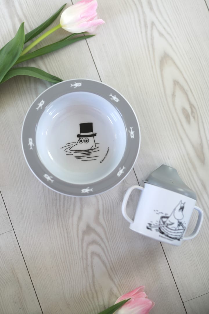 Mumin Vatten & Bad nokkamuki & imukuppilautanen, Harmaa Rätt Start