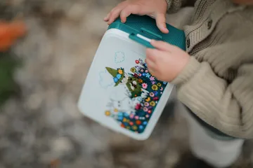 Muumi Niitty lounasrasia 12×18,5 cm - Vihreä - Rätt Start