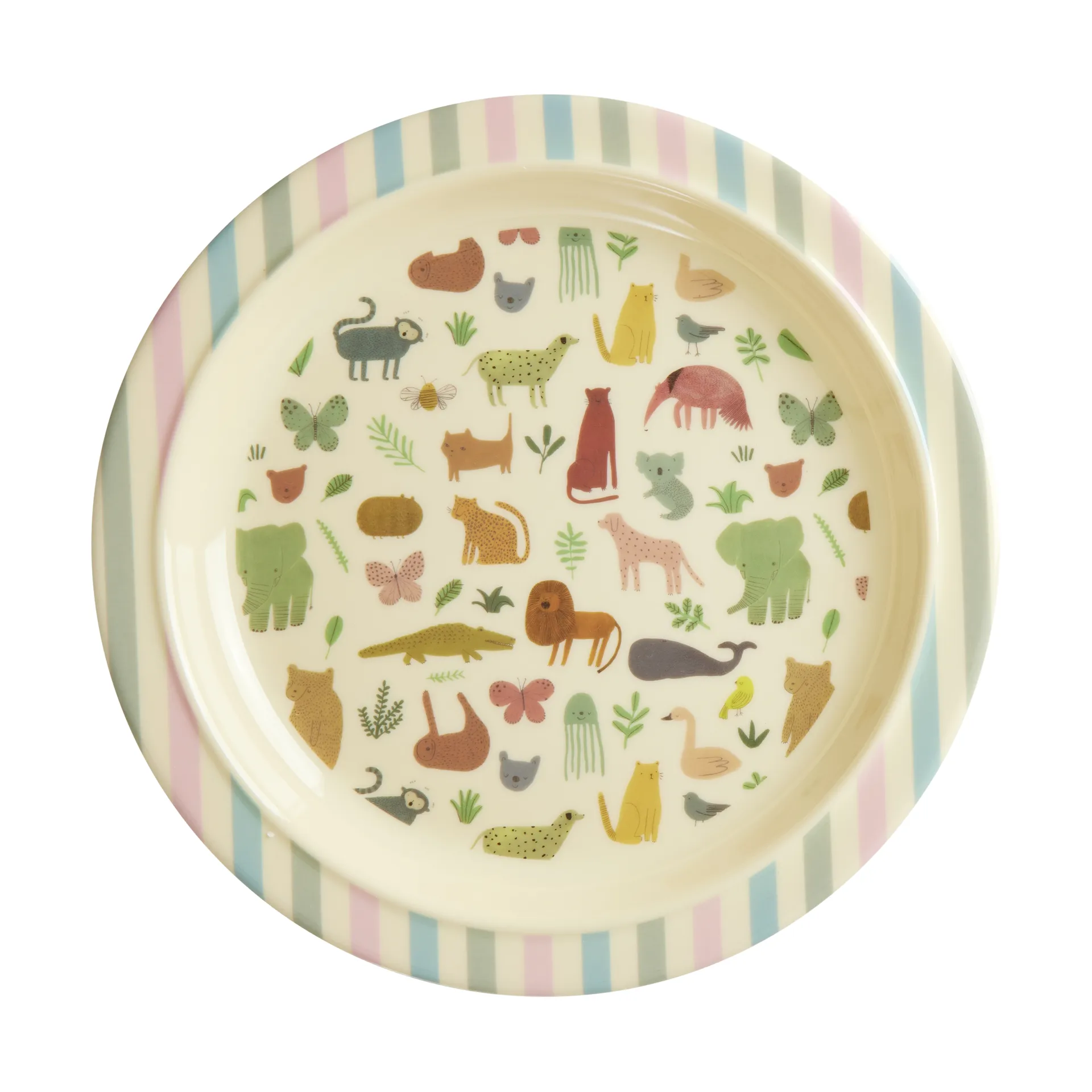 Rice lasten lautanen melamiini Ø22 cm, Sweet Jungle Print RICE