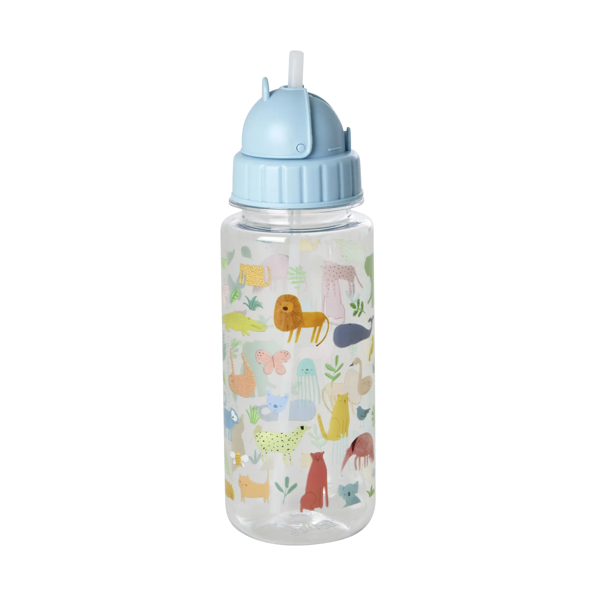 Rice lasten vesipullo 45 cl, Sweet Jungle Print-Soft blue RICE