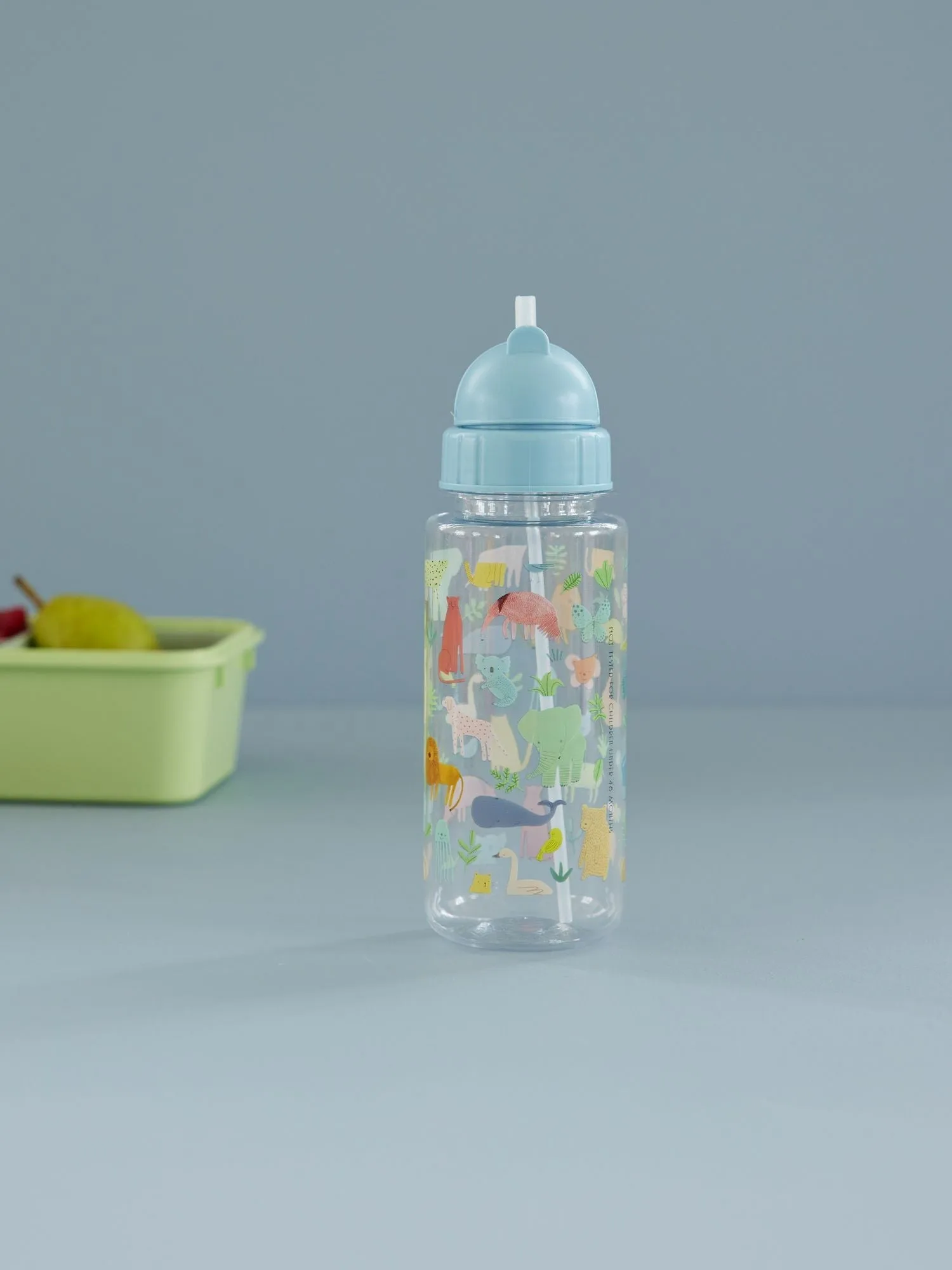 Rice lasten vesipullo 45 cl, Sweet Jungle Print-Soft blue RICE