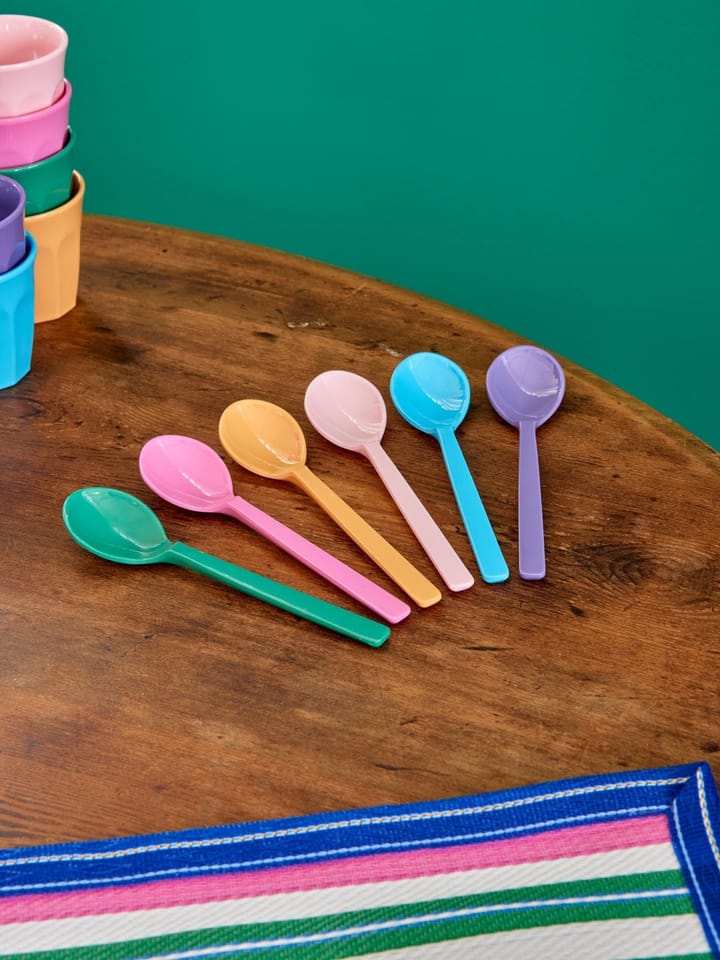 Rice melamiini lusikka 14cm 6-pakkaus, La Joie de Vivre RICE