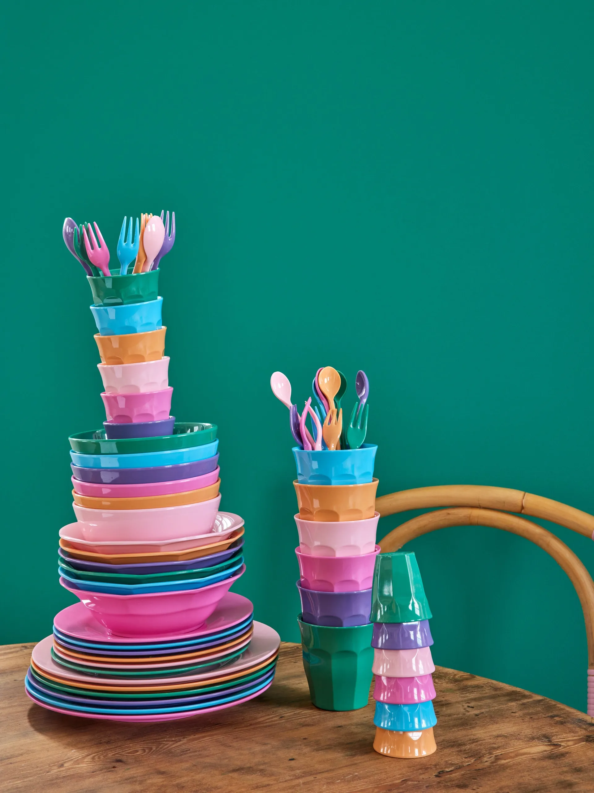 Rice melamiini pitkä lusikka 6-pakkaus, La Joie de Vivre RICE