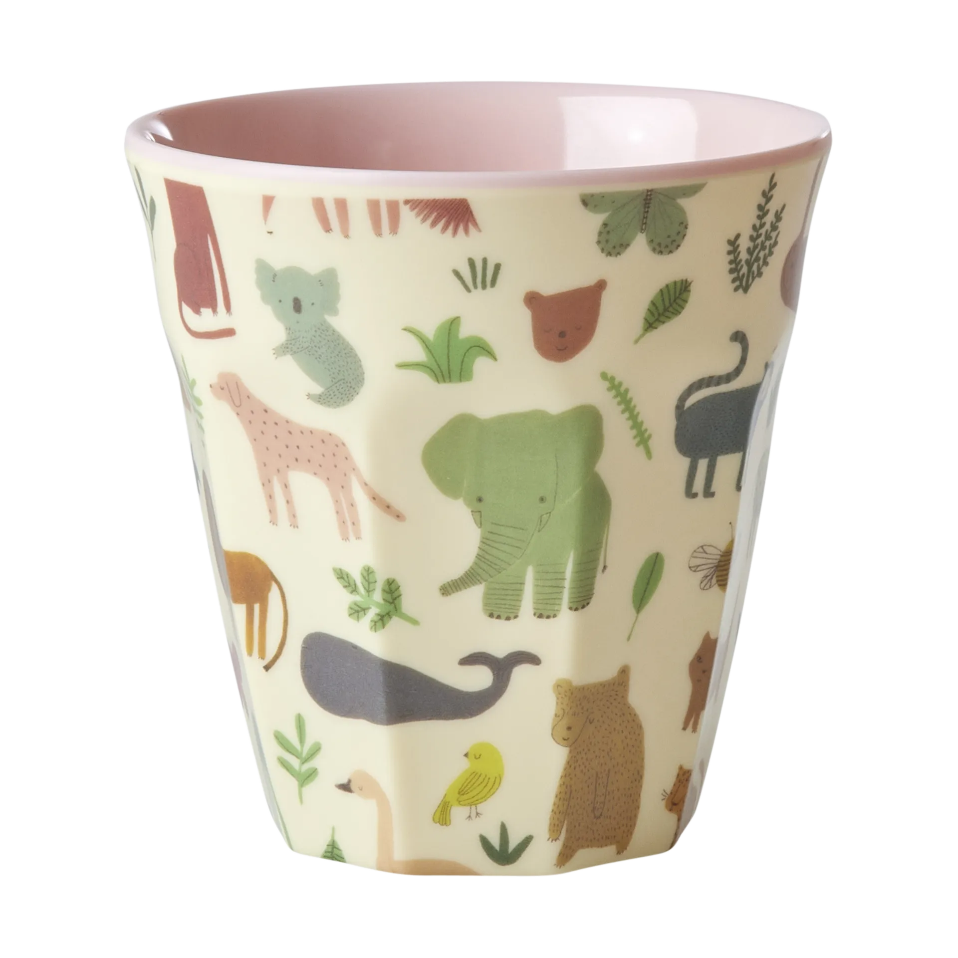 Rice melamiinikuppi medium, Sweet Jungle Print-Soft Pink RICE