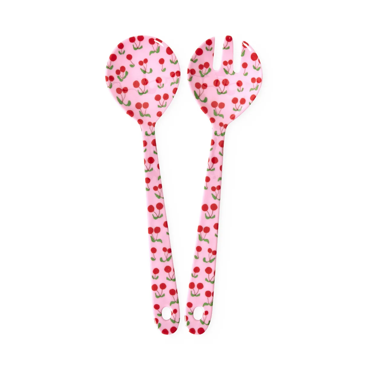 RICE Rice salaattiottimet melamiini 2 osaa Kirsikka.