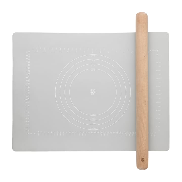 BAKE-IT kaulin ja leivontamatto - Light grey - RIG-TIG