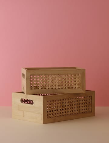 Bamboo box säilytyslaatikko 20x30 cm - Bambu - RIG-TIG