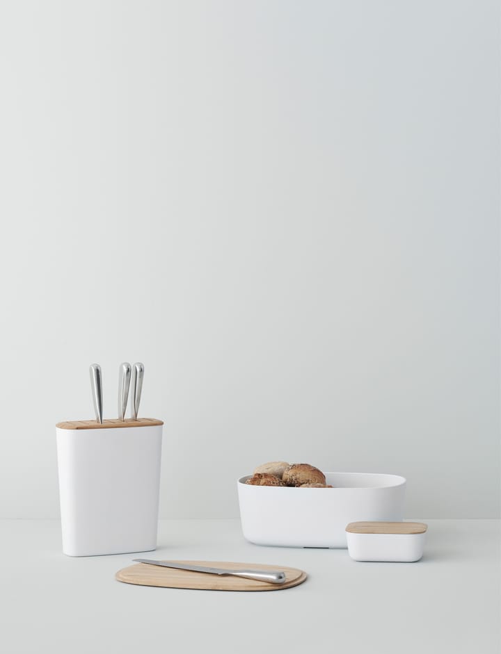BOX-IT leipälaatikko 22,5x34,5 cm, valkoinen RIG-TIG