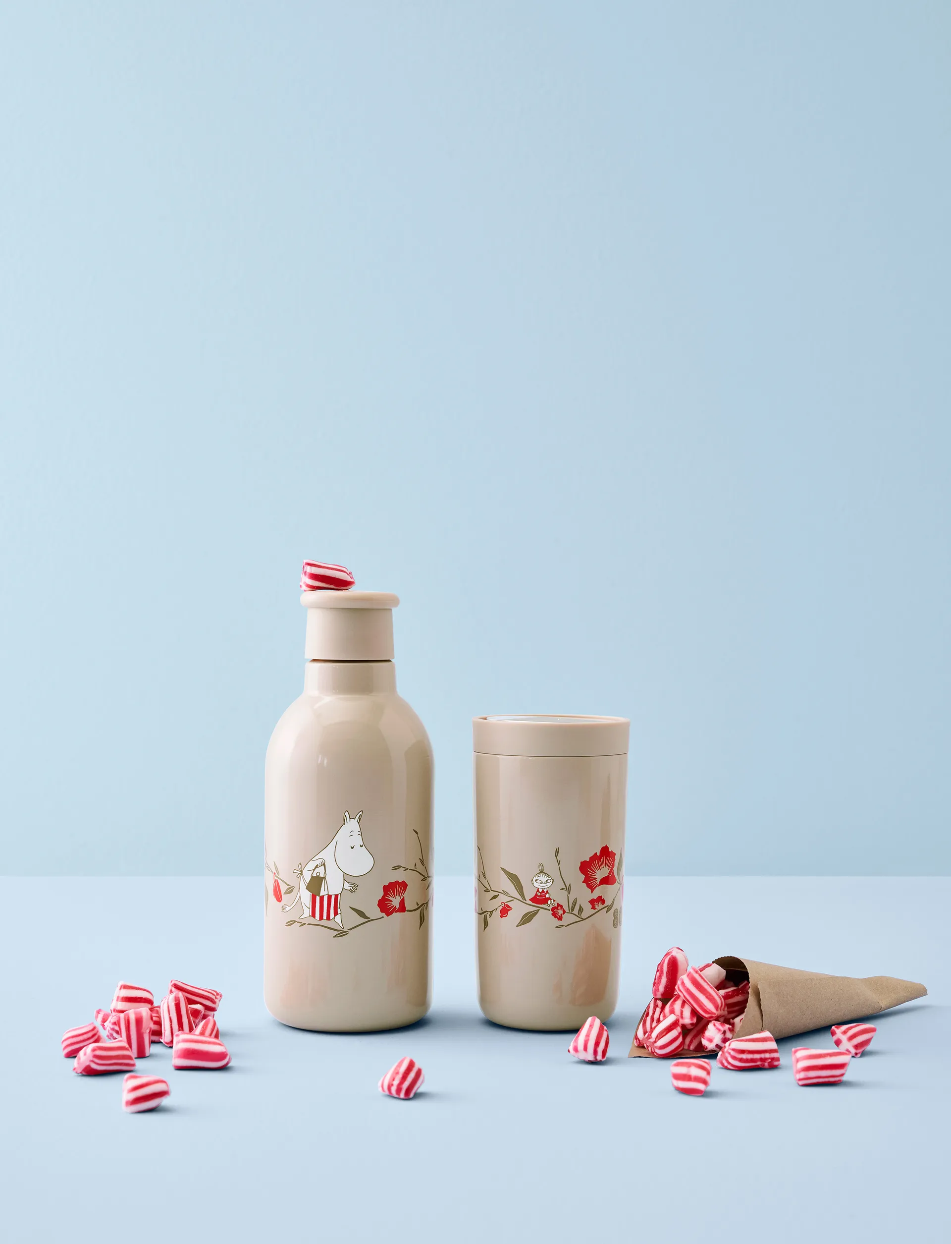 DRINK-IT Muumi termospullo 0,5 L, Muumimamman Tea party RIG-TIG