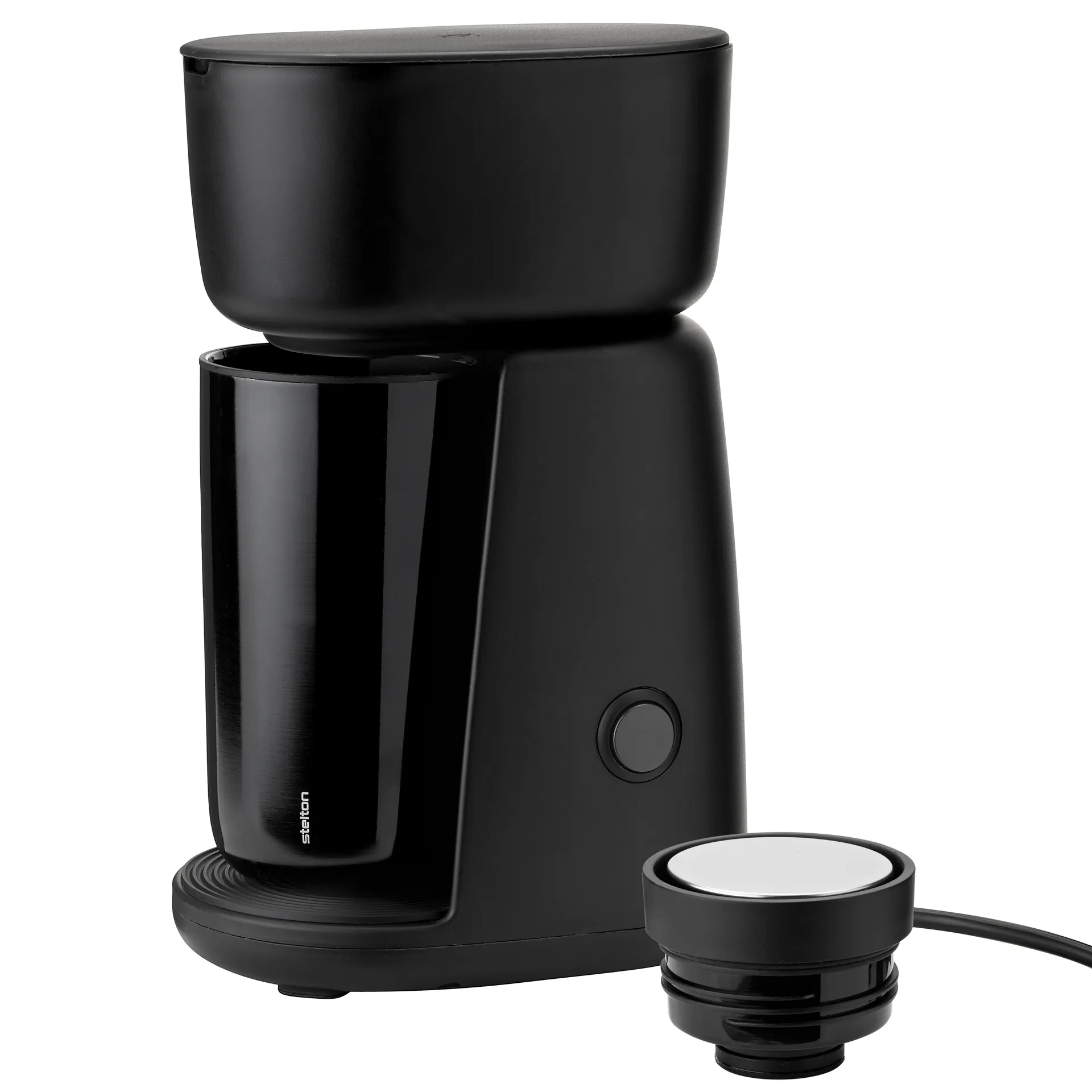 FOODIE single cup kahvinkeitin, Black RIG-TIG