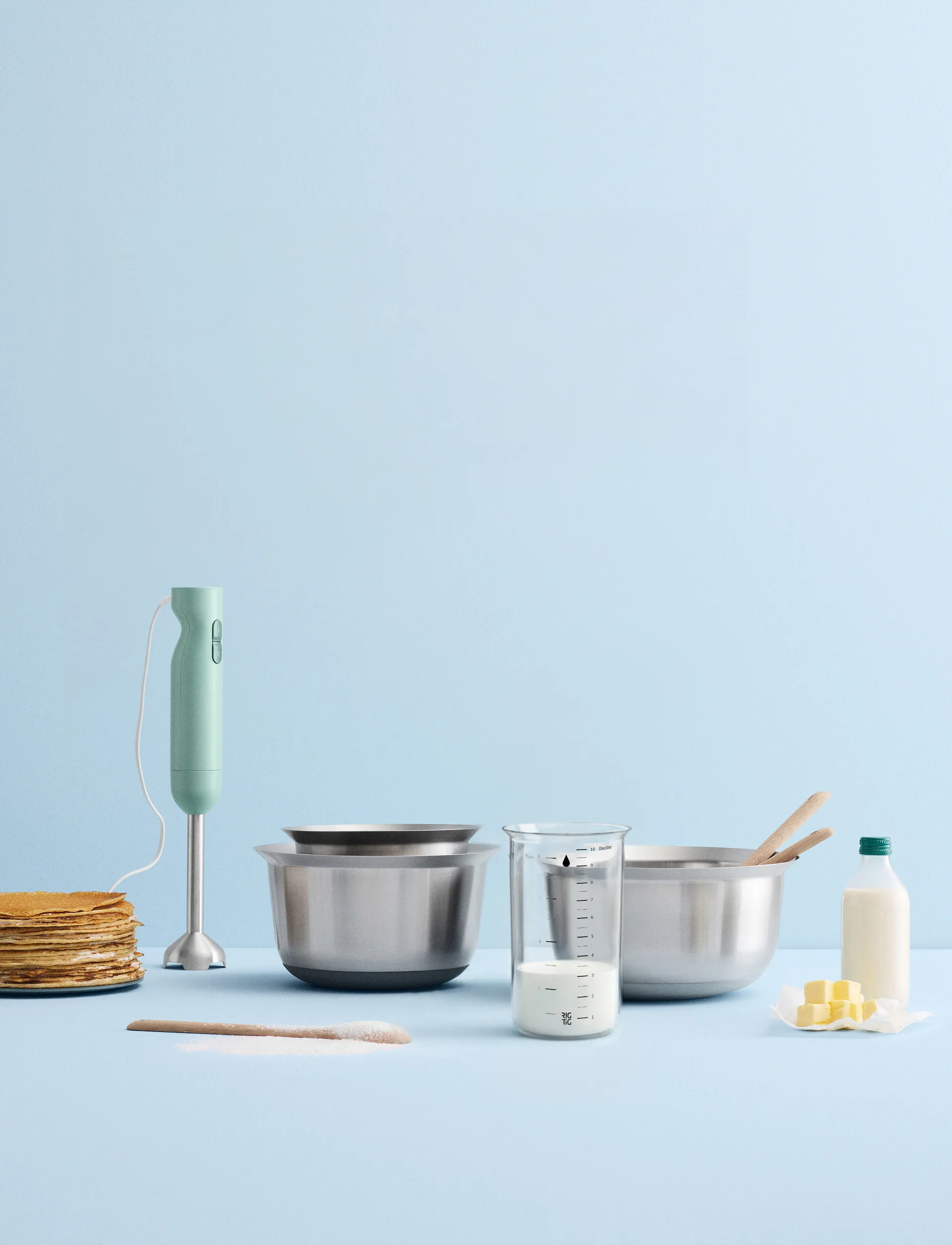 MIX-IT mittakuppi, Kirkas, 1 l RIG-TIG