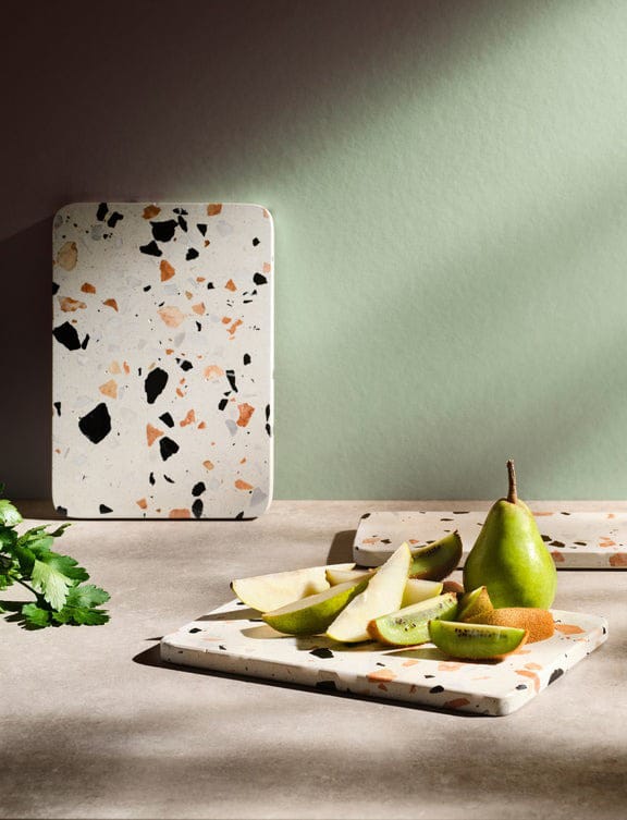 SERVE-IT tarjoilulautanen 40 cm, White terrazzo RIG-TIG