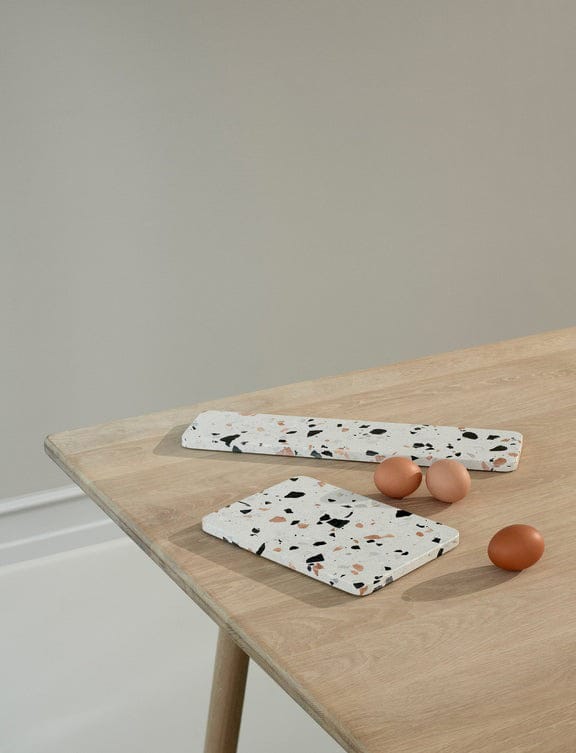 SERVE-IT tarjoilulautanen 40 cm, White terrazzo RIG-TIG