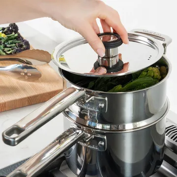 316-sarjan höyrytyskorisetti - Ruostumaton teräs, 2 osaa - Robert Welch