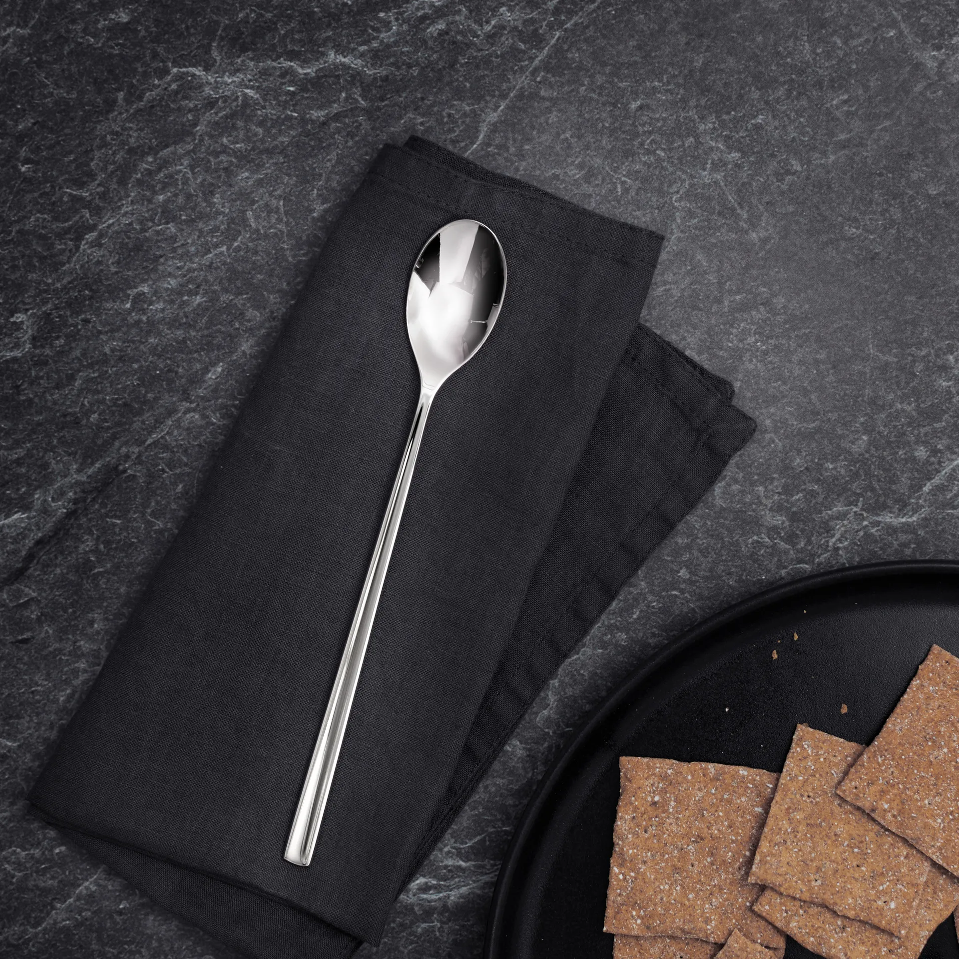 Blockey pitkä teelusikka blank, Ruostumaton teräs Robert Welch