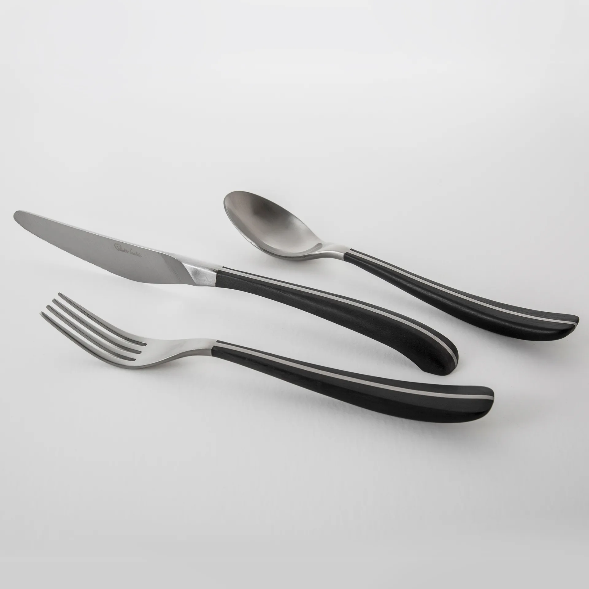 Contour aterinsetti, 24 osaa, Musta Robert Welch