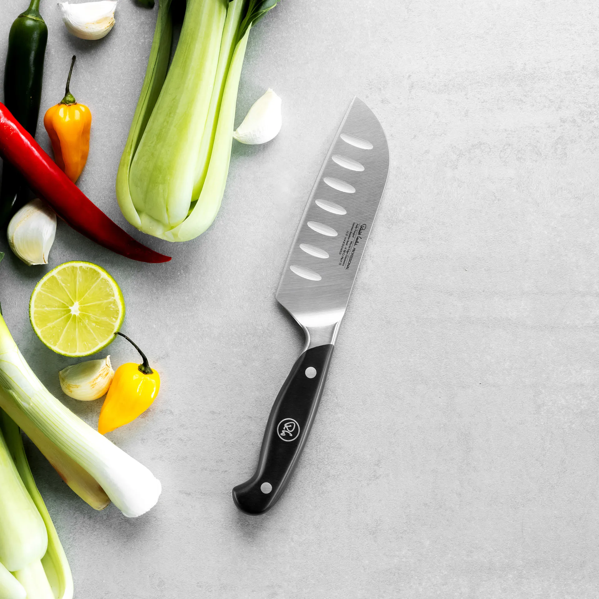 Robert Welch professional santoku veitsi 12 cm, Ruostumaton teräs Robert Welch