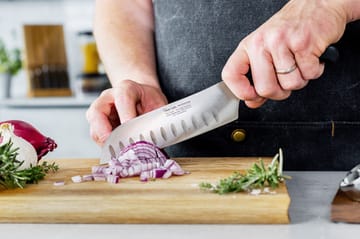 Robert Welch professional santoku-veitsi 17 cm - Ruostumaton teräs - Robert Welch