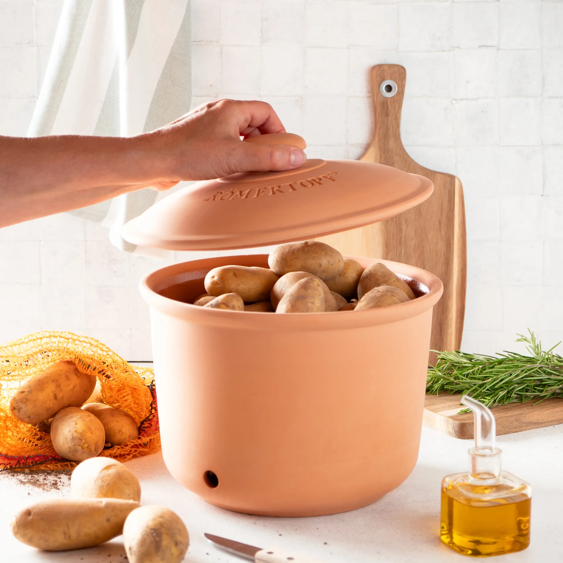 Römertopf perunapiilo, Terrakotta Römertopf