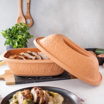 Saviruukku classic terrakotta - 4 hlö - Römertopf