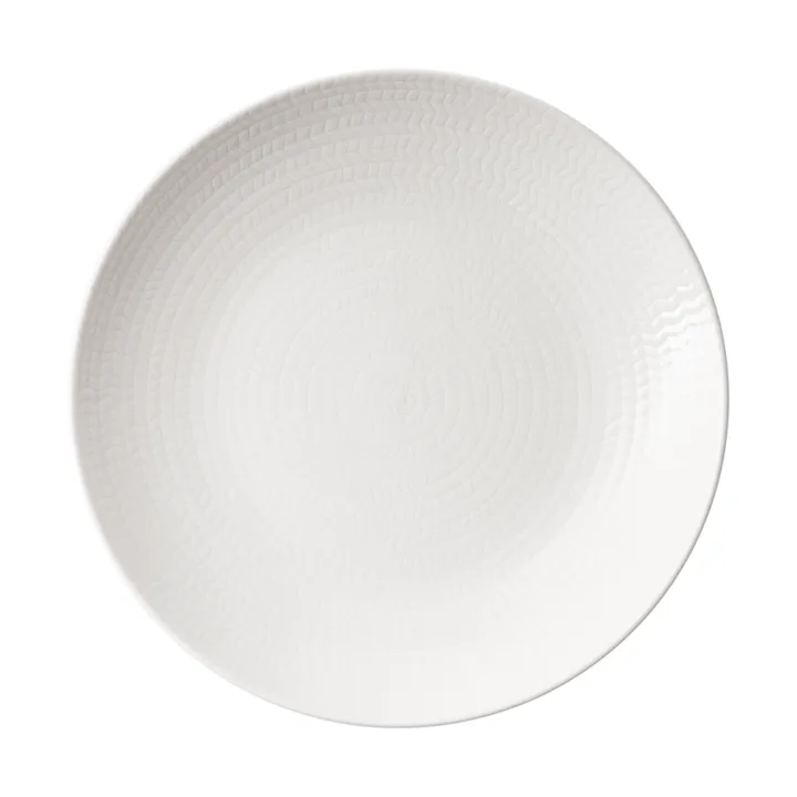 Blå eld tallrik - Valkoinen, 23 cm - Rörstrand