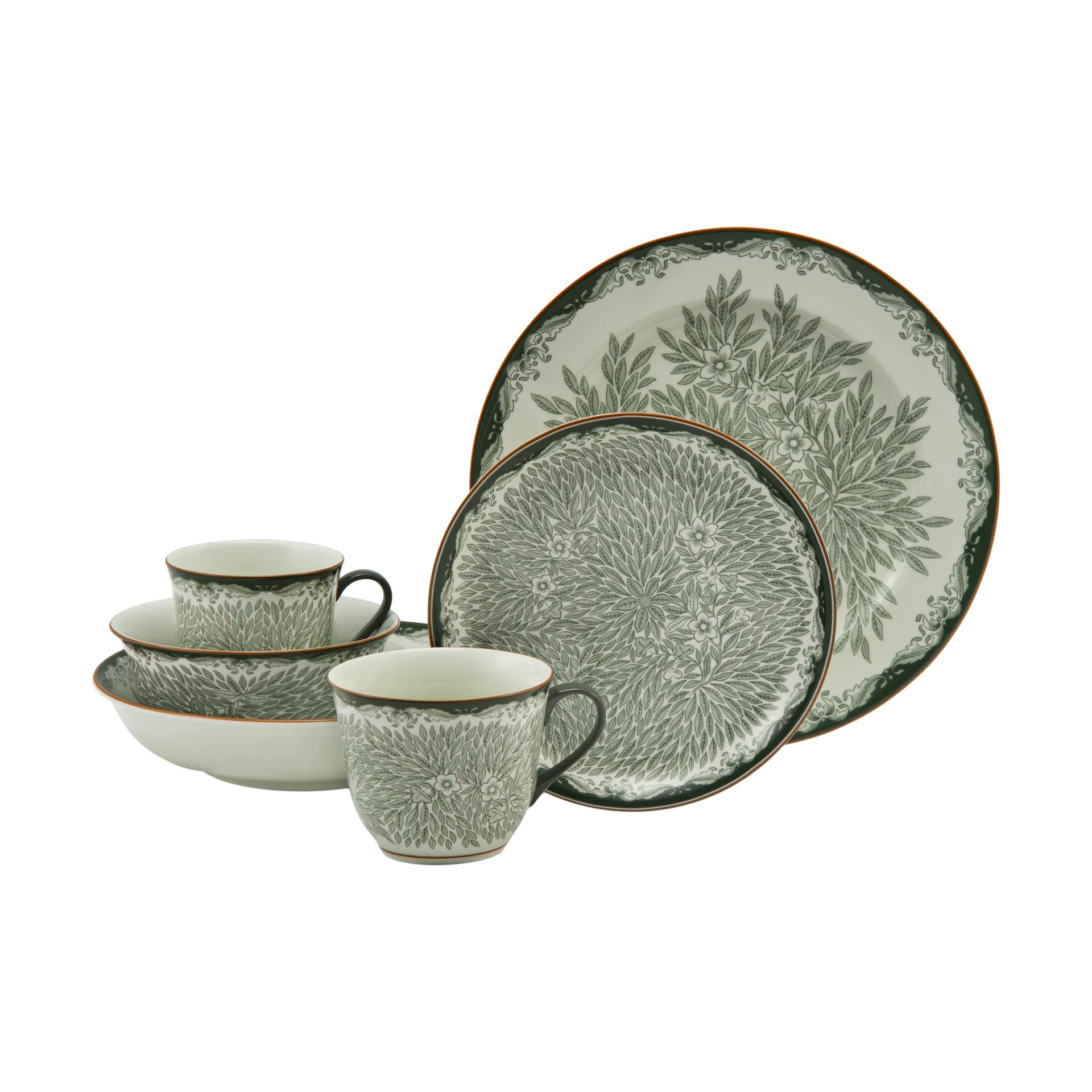 Ostindia Floris muki 30 cl 2 kpl, Vihreä Rörstrand