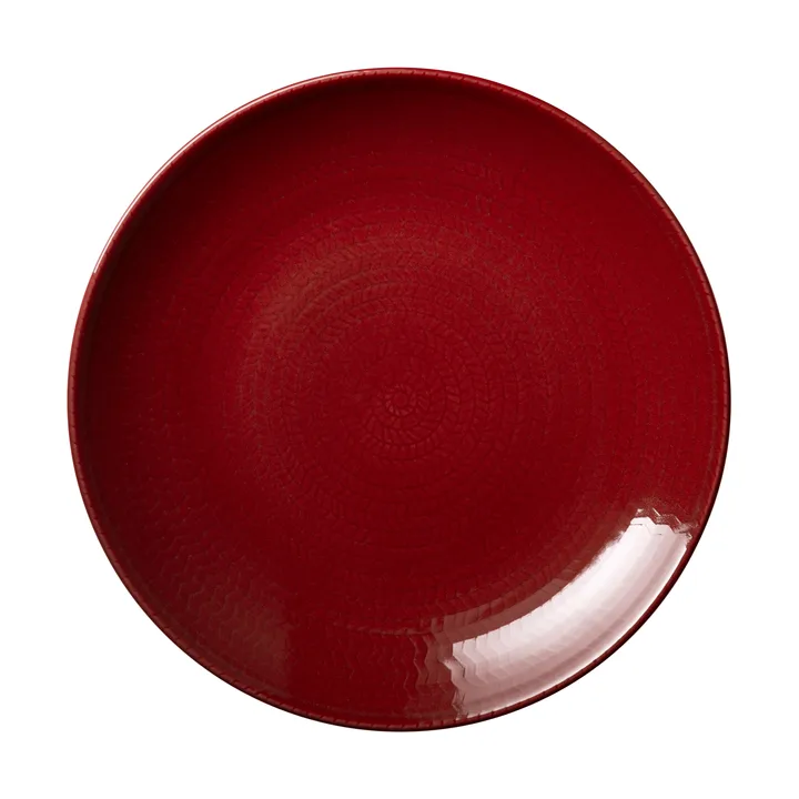 Sininen tuli lautanen - Punainen, 23 cm - Rörstrand