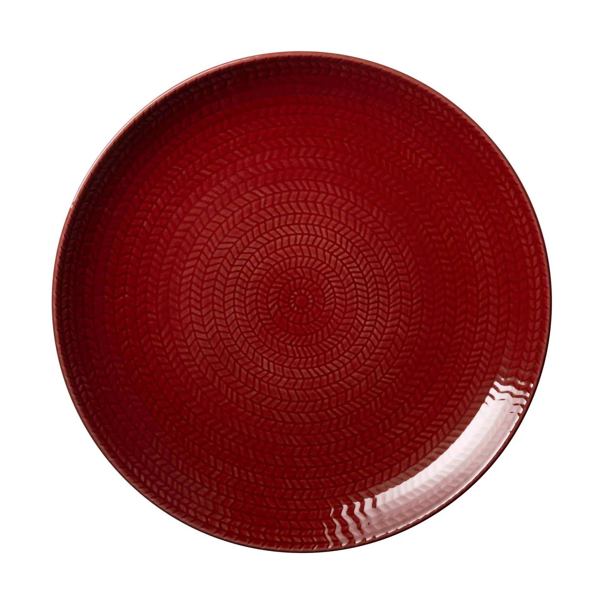 Sininen tuli lautanen, Punainen, 26 cm Rörstrand