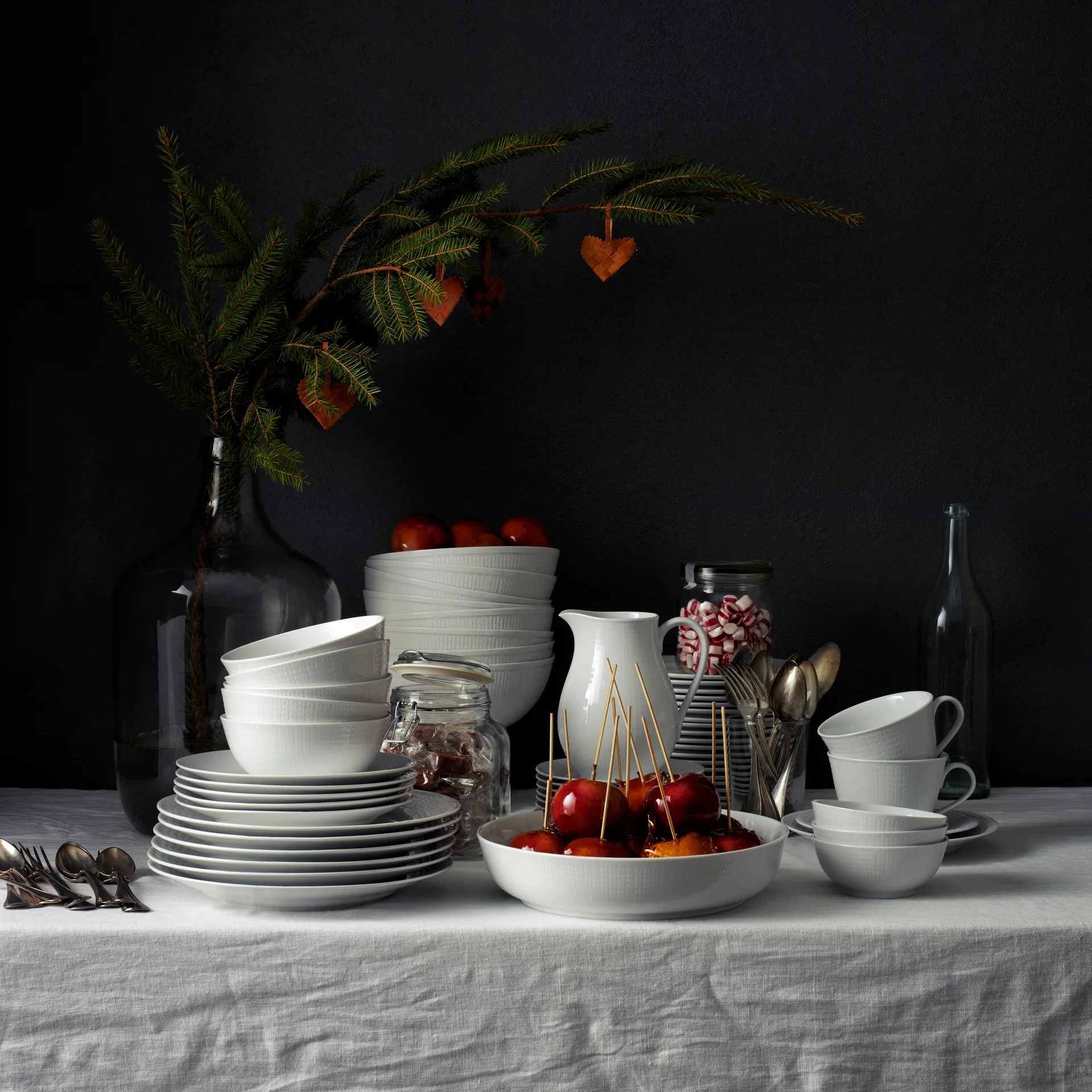 Swedish Grace -aloitussetti lumi, 8 kpl Rörstrand