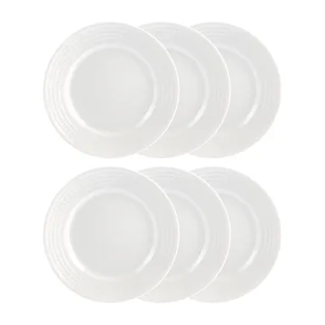 Swedish Grace asetti 17 cm, 6 kpl snow (valkoinen) - Rörstrand