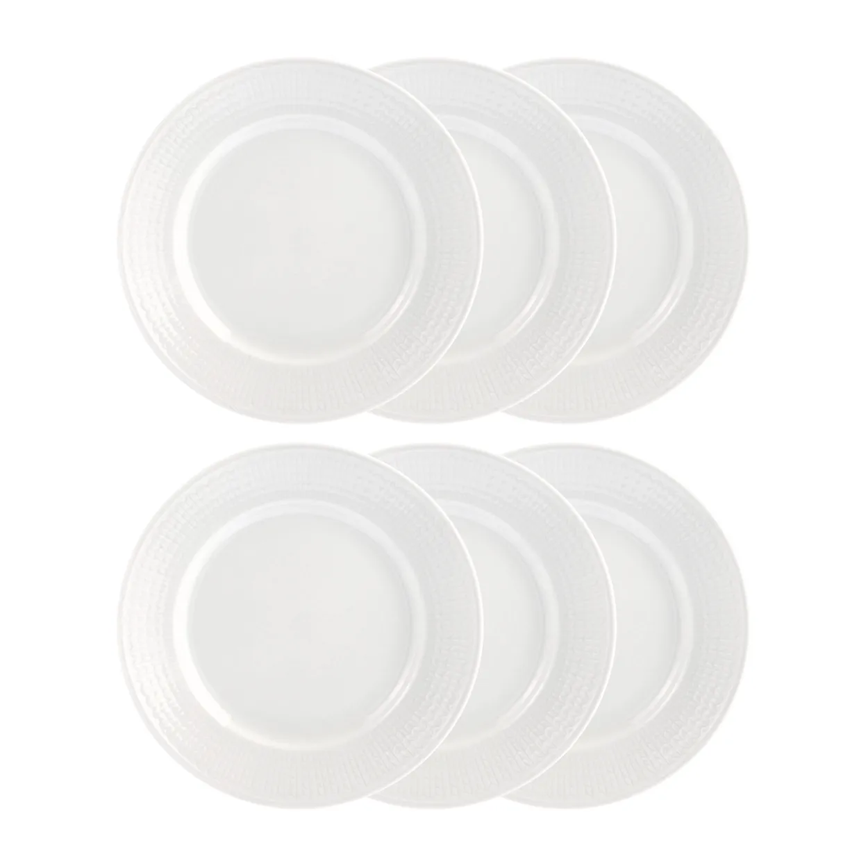 Rörstrand Swedish Grace lautanen 21 cm, 6 kpl snow (valkoinen) Swedish Grace lautanen 21 cm, 6 kpl snow (valkoinen)