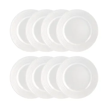 Swedish Grace lautanen Ø21 cm 8-pakkaus - Lumi (valkoinen) - Rörstrand