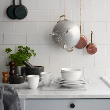 Swedish Grace lautanen Ø21 cm 8-pakkaus - Lumi (valkoinen) - Rörstrand